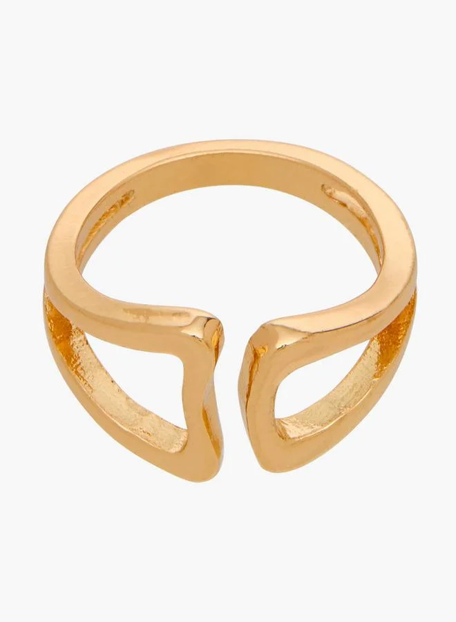 Flora Bella By Shoexpress GOLD Assorted Ring - Set Of 3 for Women | Best Price UAE